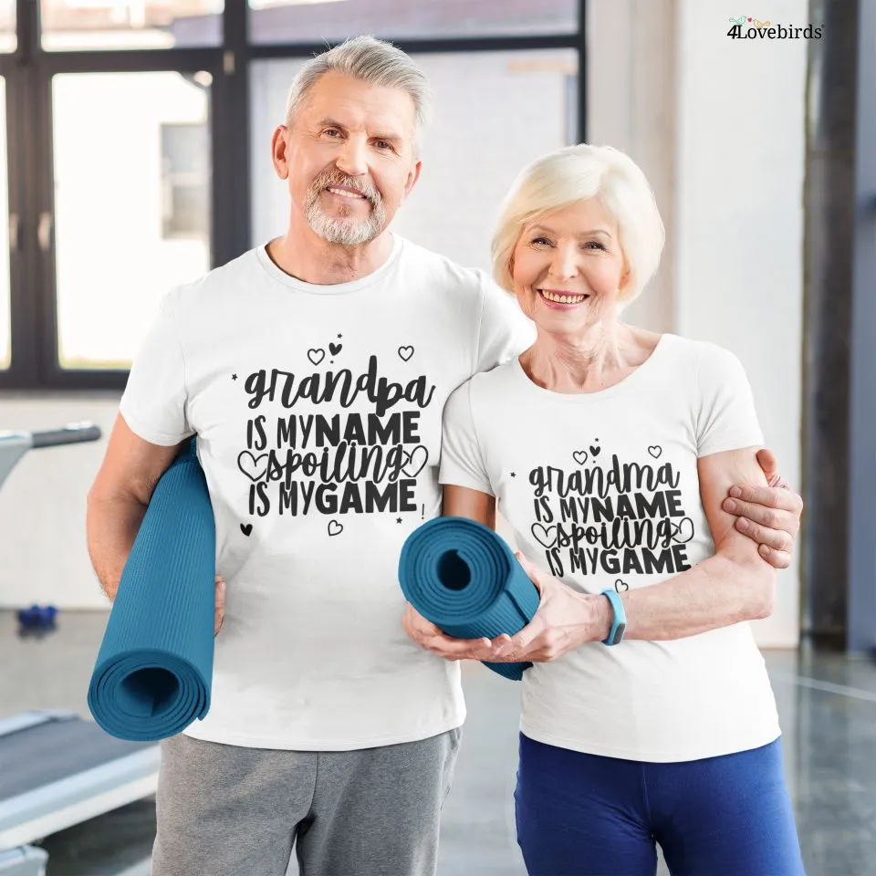 Adorable Grandma/Grandpa and Grandkids Matching Outfits, Perfect for Mother's Day