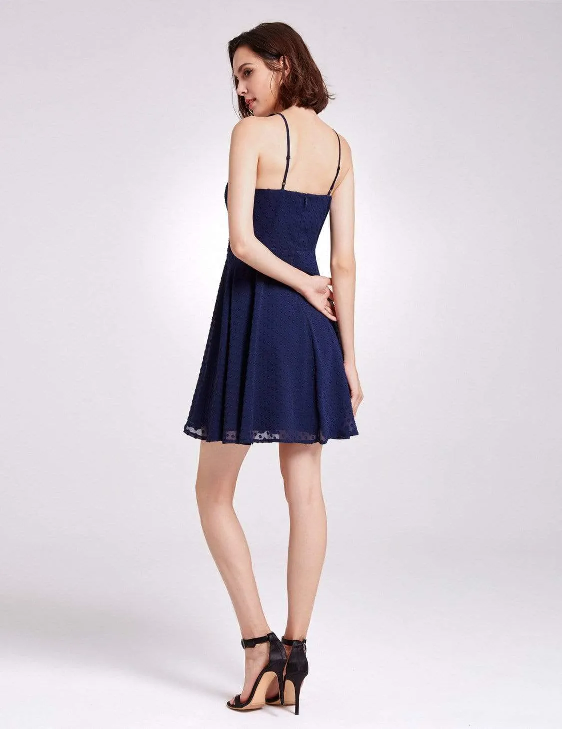 Alisa Pan Short Sleeveless Halter Dress