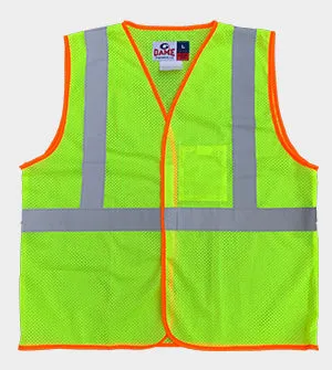 ANSI Safety Class 2 Safety Vest | LIME OR ORANGE