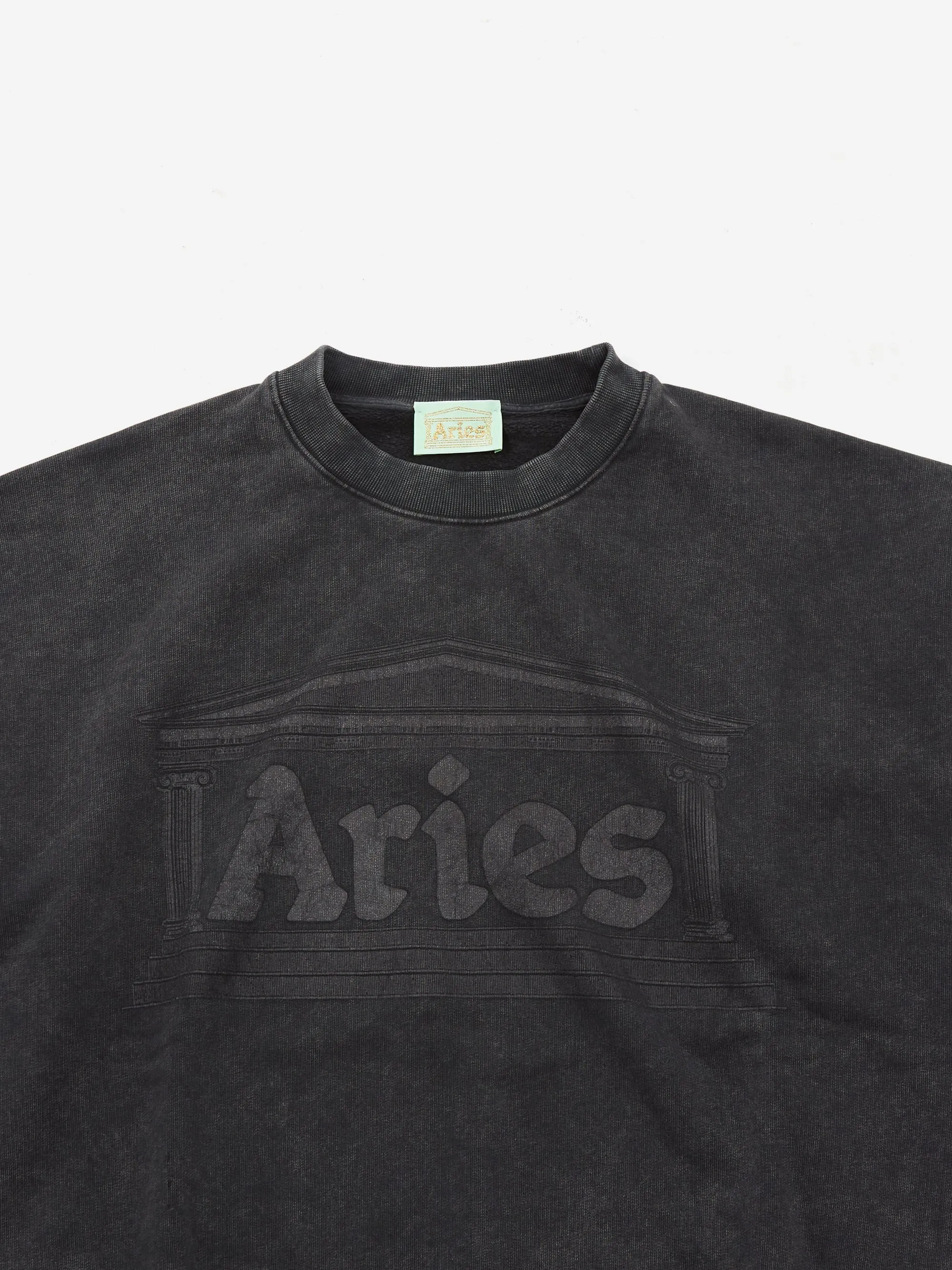 Aries Aged Ancient Column Sweatshirt - Black