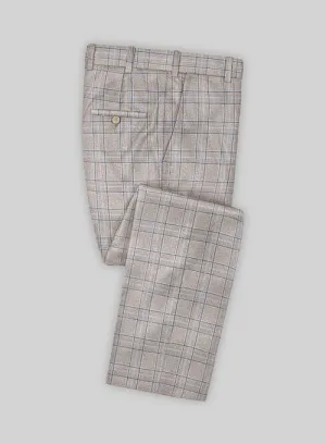 Ariston Tezoni Wool Cotton Silk Cool Pants