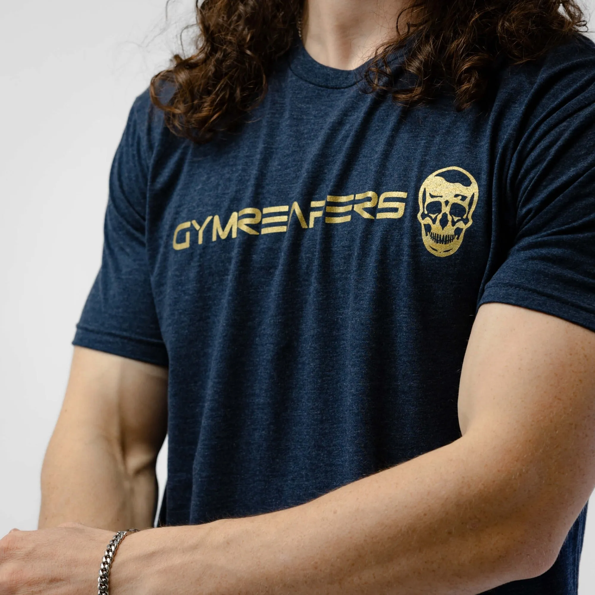 Basic Shirt - Navy/Gold