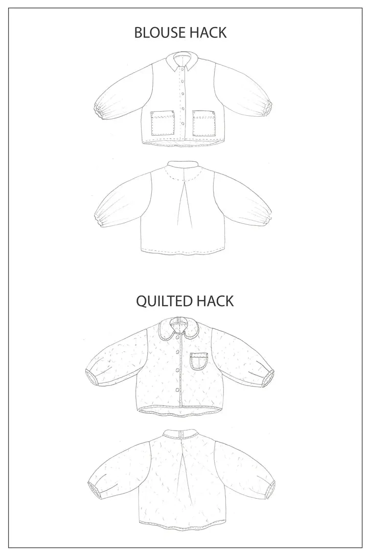 BIRGITTA HELMERSSON ∙ Zero Waste Bell Jacket PDF Sewing Pattern