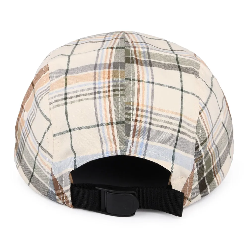 Carhartt WIP Hats Vilay Checked 5 Panel Cap - Natural