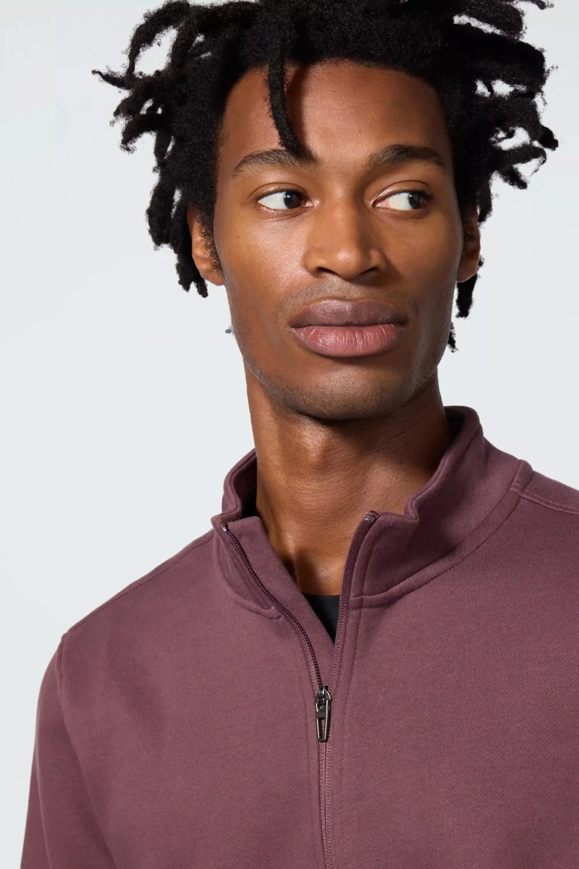 Comfort Men's Fleece 1/4 Zip  - Huckleberry