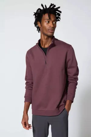 Comfort Men's Fleece 1/4 Zip  - Huckleberry