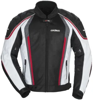 Cortech GX-Sport Air 4.0 Men's White/Black Mesh/Textile Jacket