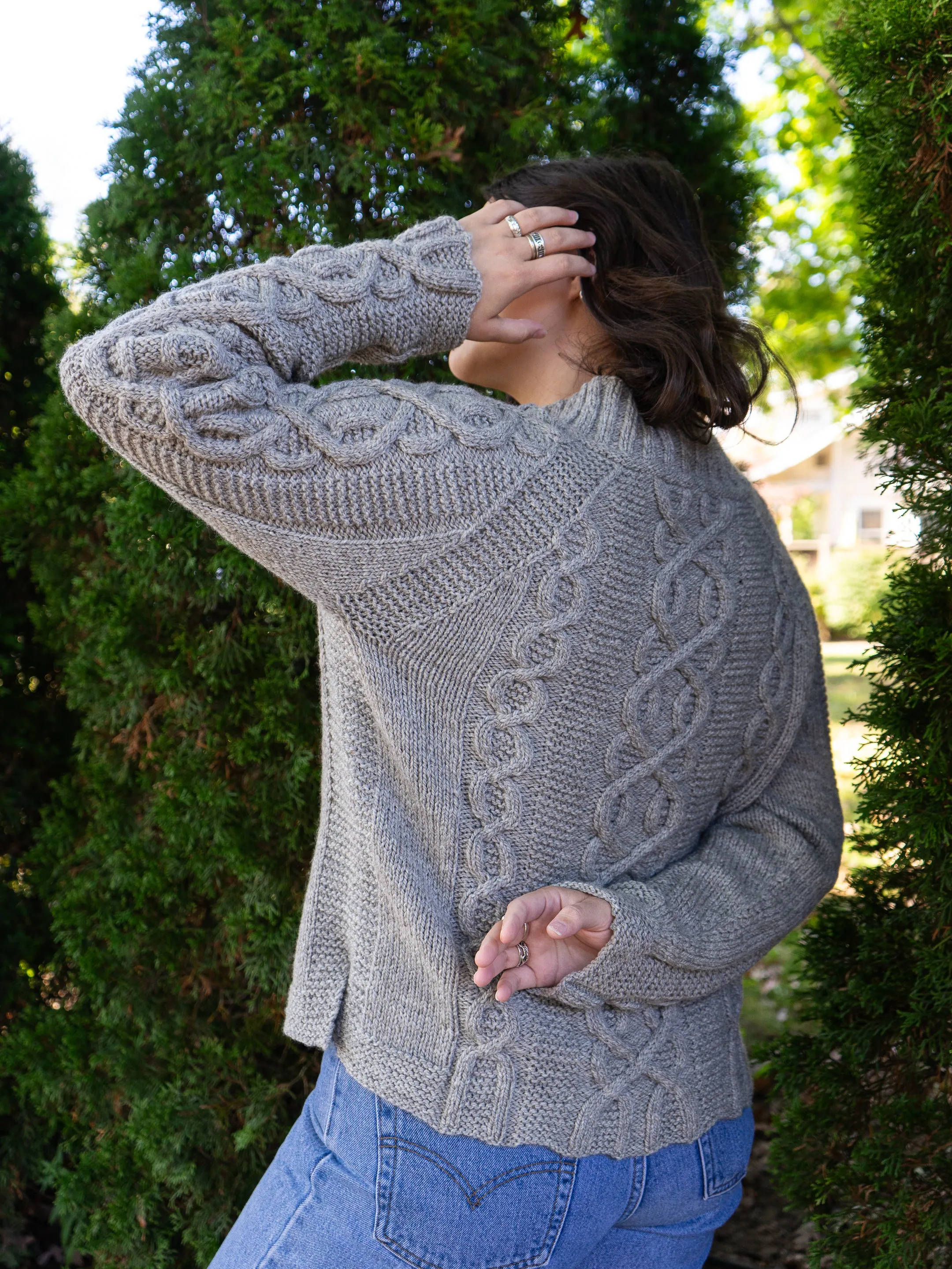 Dark Roast Smock <br/><small>knitting pattern</small>