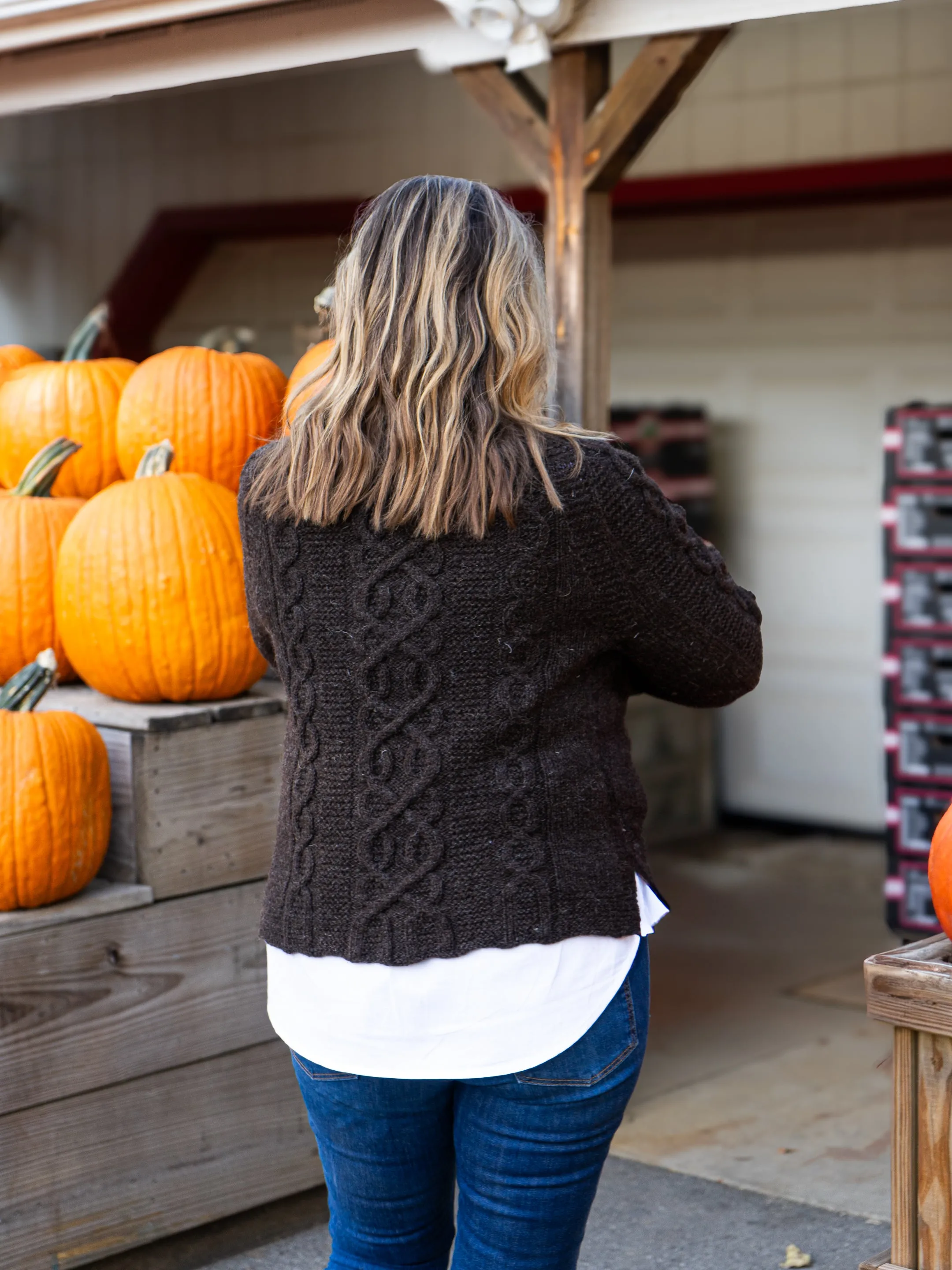 Dark Roast Smock <br/><small>knitting pattern</small>