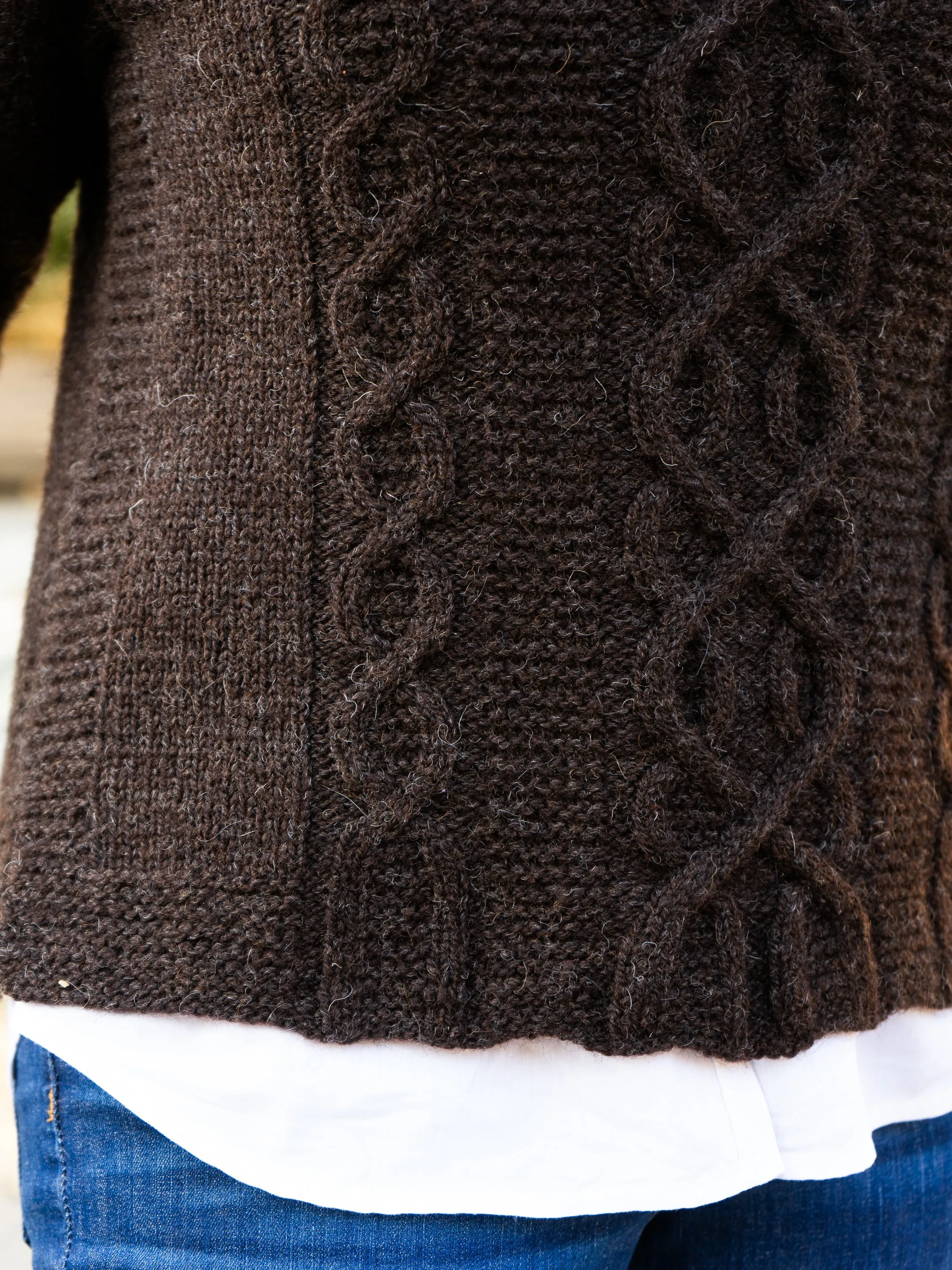 Dark Roast Smock <br/><small>knitting pattern</small>