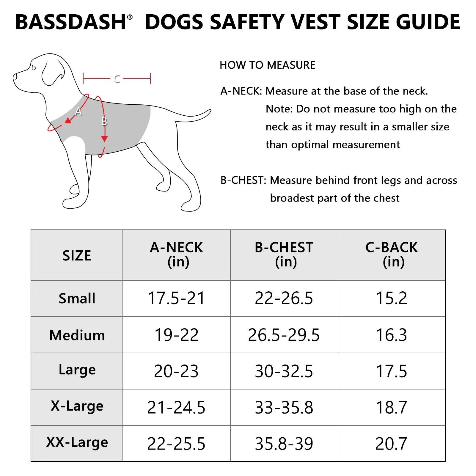 Dog Safety Vest FV13