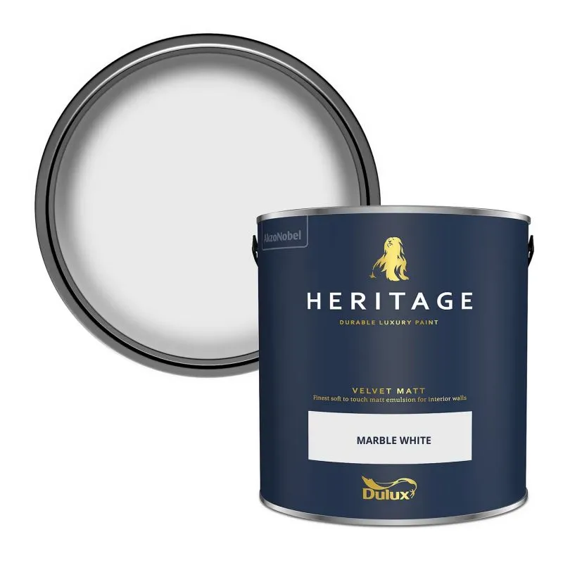 Dulux Heritage Matt Emulsion - Marble White