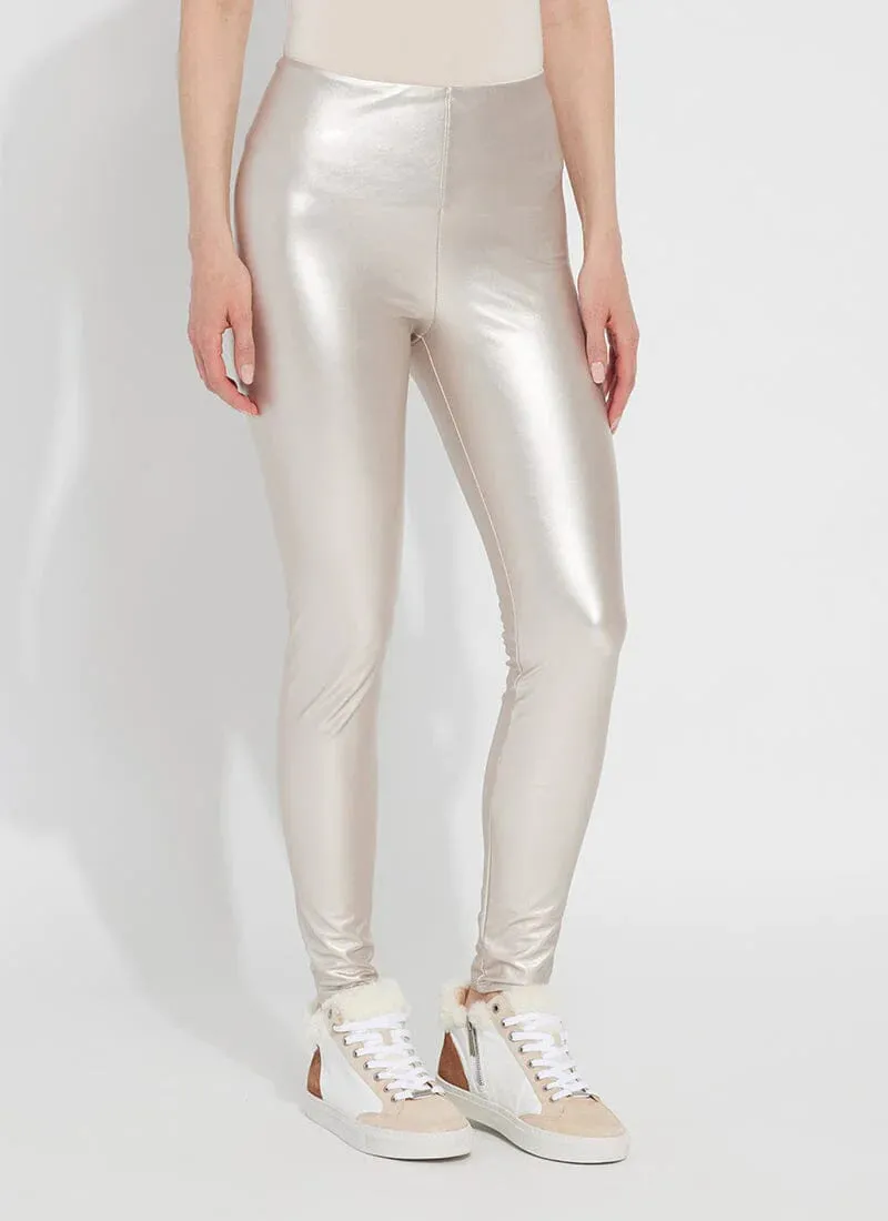 Freya Legging - Metallic Deep Alabaster