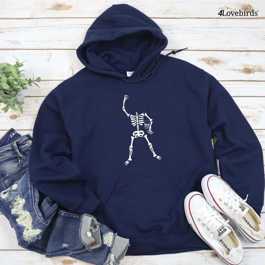 Halloween Dancing Skeletons Matching Outfits Set - Happy Spooky Season Couple Wear