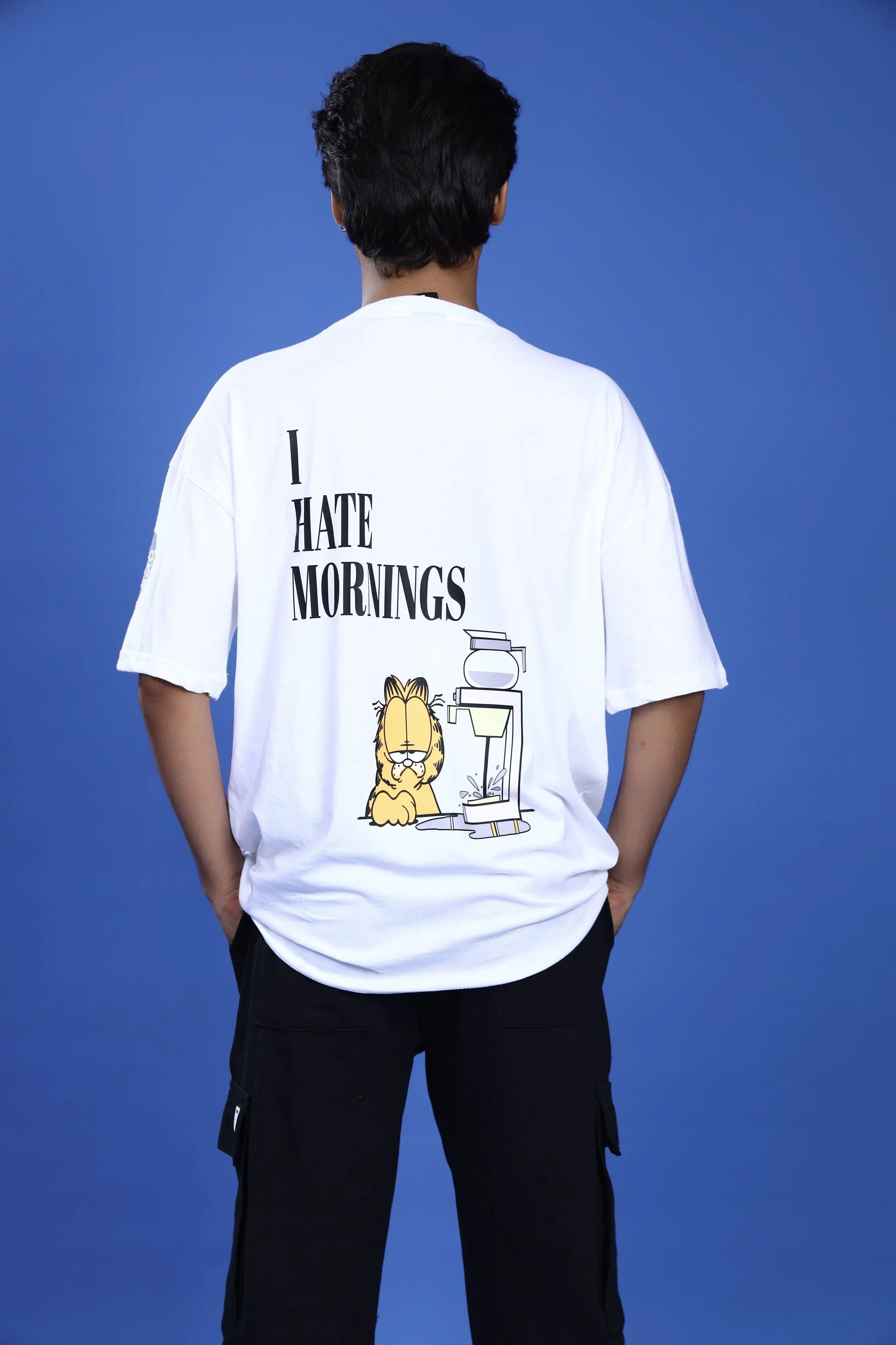 HATE MORNINGS OVERSIZED T-SHIRT