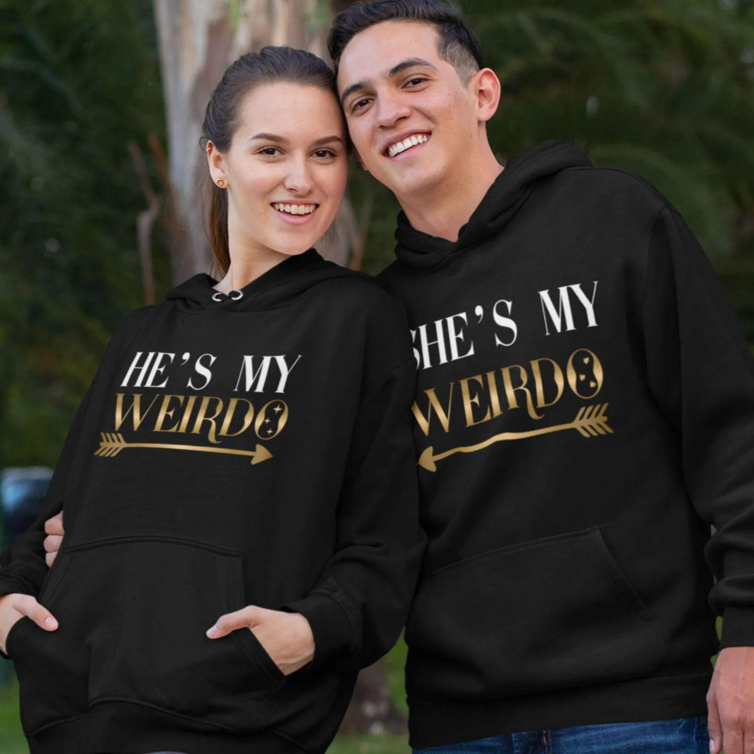 He's My Weirdo She's My Weirdo, Funny Couples Matching Outfit