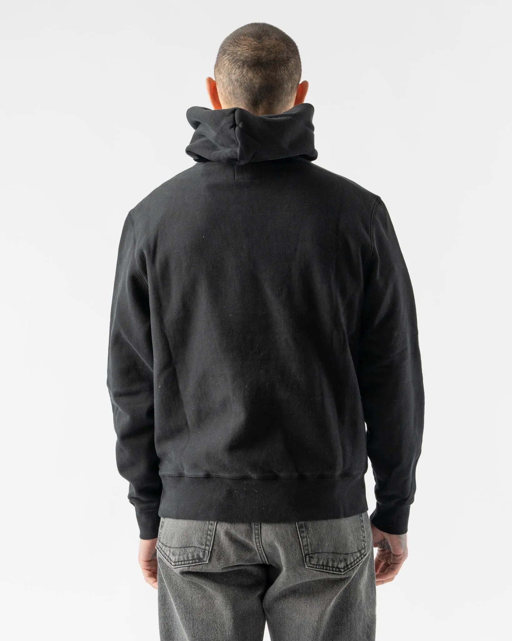 Knickerbocker Arctic Knit Hoodie in Black