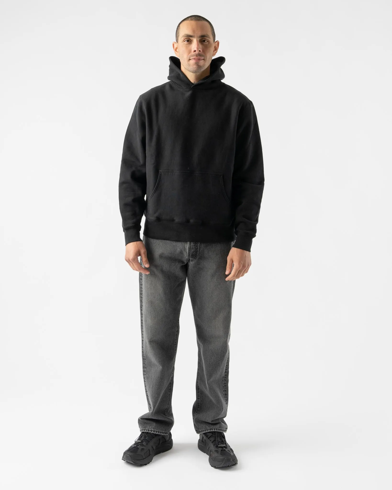 Knickerbocker Arctic Knit Hoodie in Black