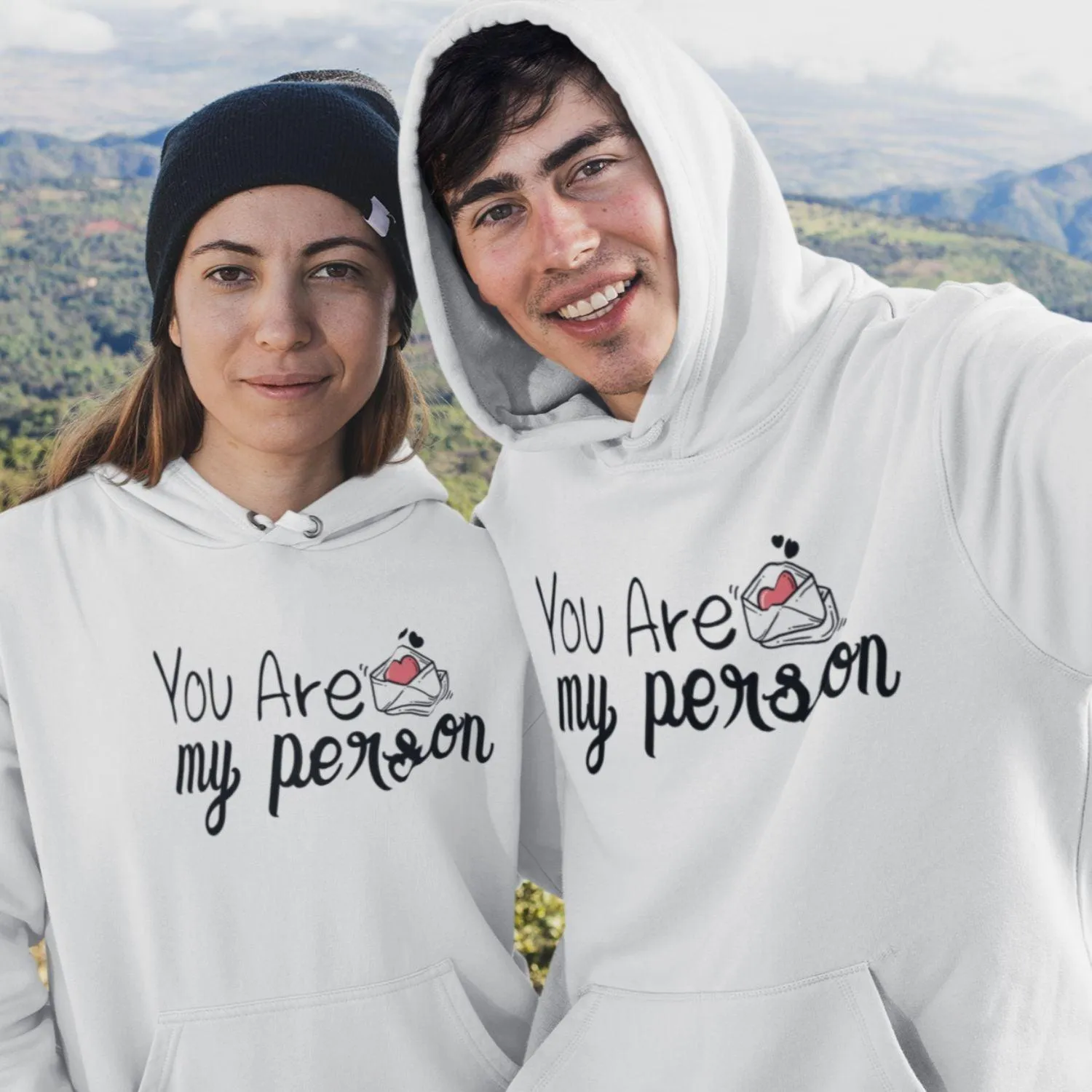 Matching Set for Besties: You Are My Person Hoodie, Sweatshirt, Long Sleeve & Funny Shirts.