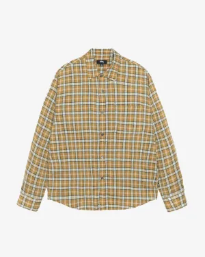 Matthew Plaid Shirt Gold