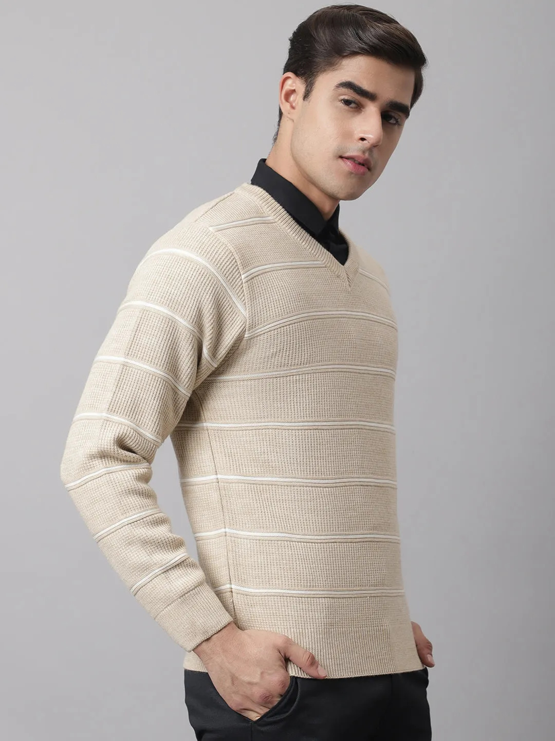 Men Fawn Sweater