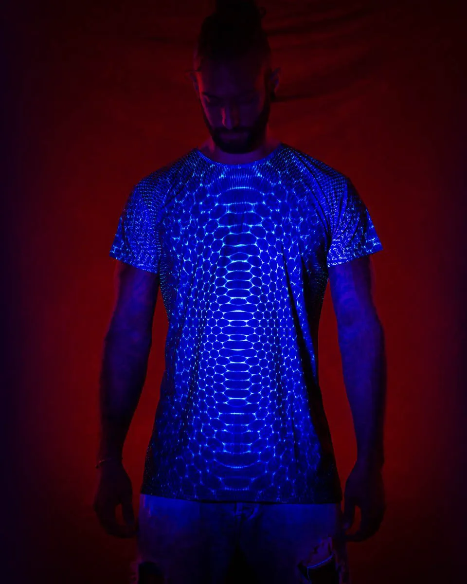 Mens Rave Shirt | Psy Clothing | Sacred Geomery Shirt | Fractal Shirt | Petra 2022 (TS)