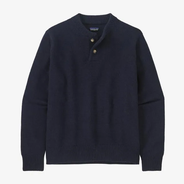 Men's Recycled Wool-Blend Buttoned Sweater