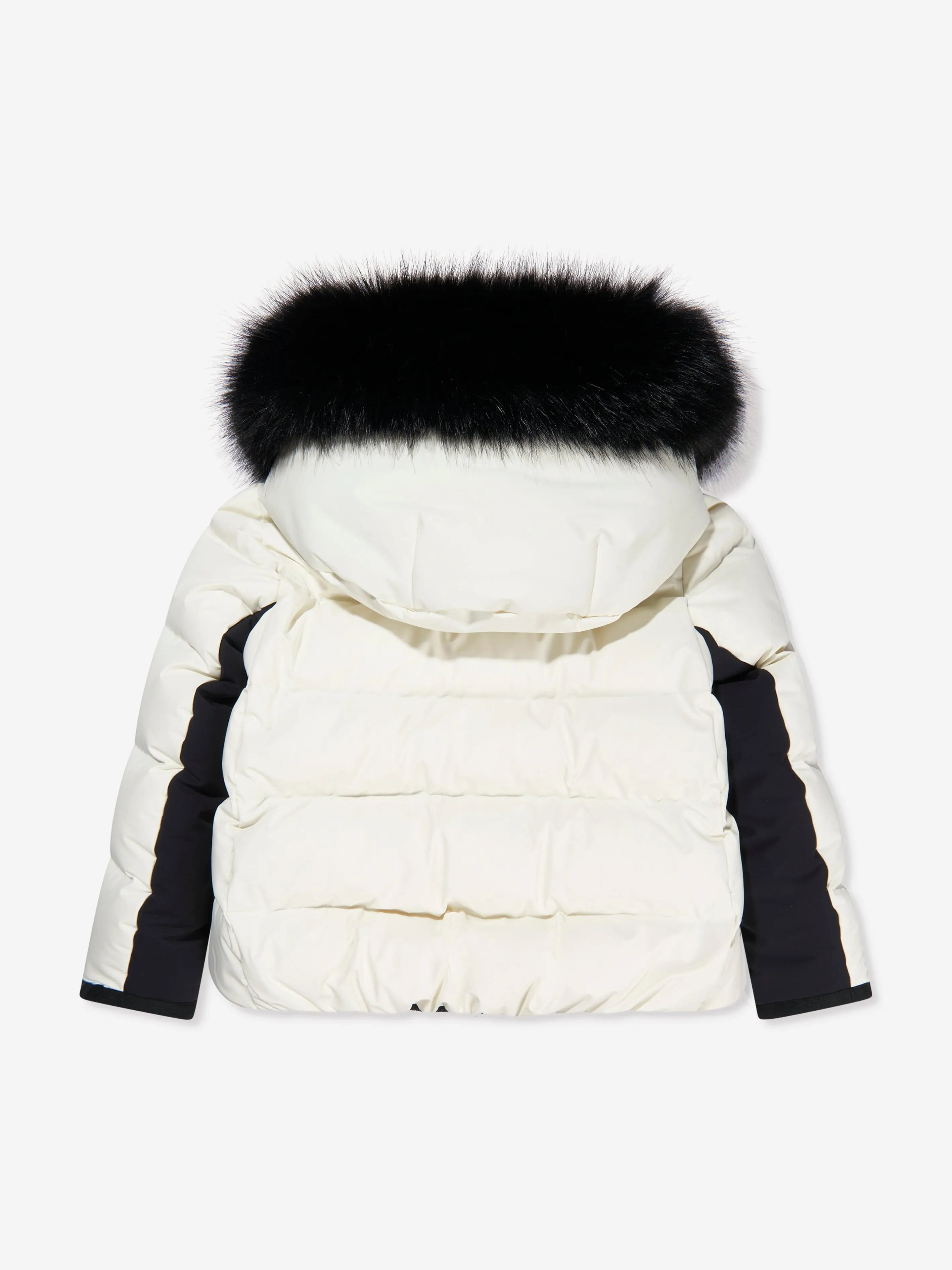 Moncler Enfant Moncler Grenoble Girls Down Padded Suisses Jacket in White