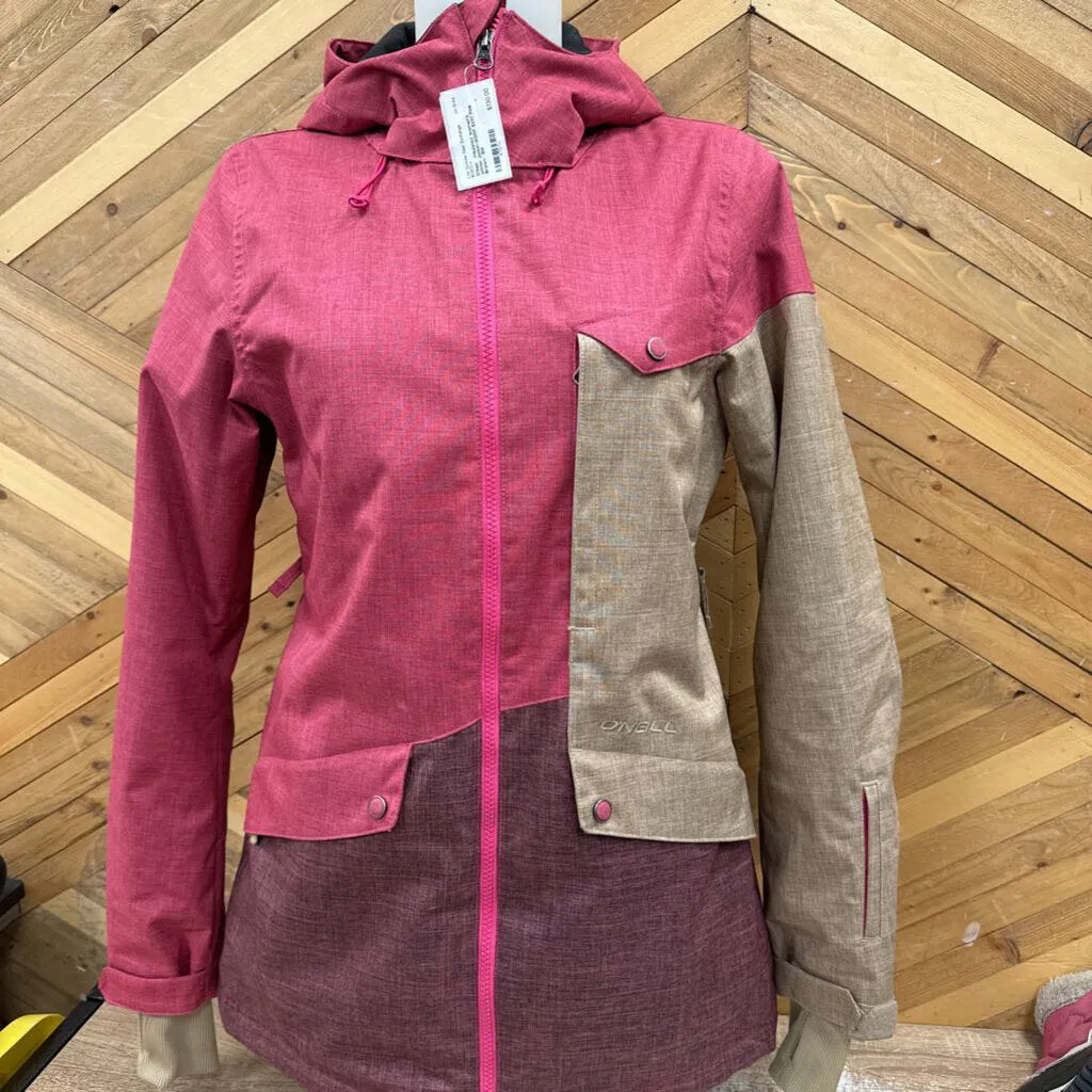 O'Neil- Insulated women's winter jacket-MSRP $330: Pink Brown -women-SM