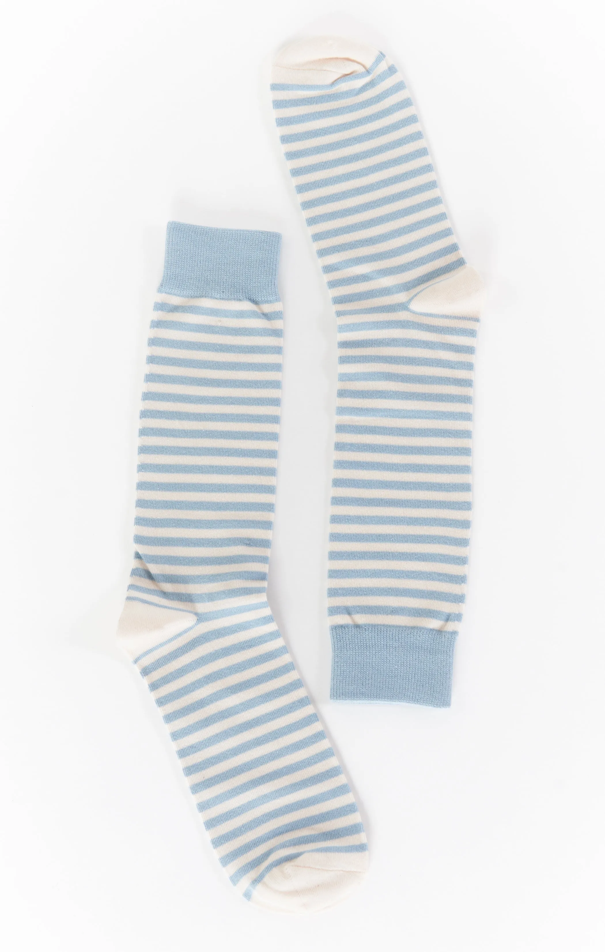 Owen Sock ~ Steel Blue Stripe