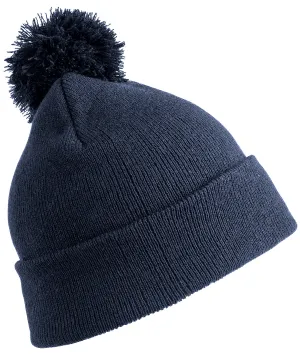 Pom pom beanie | Navy