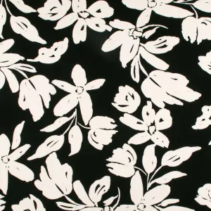 Printed Voile - KATIA - 011 - Black