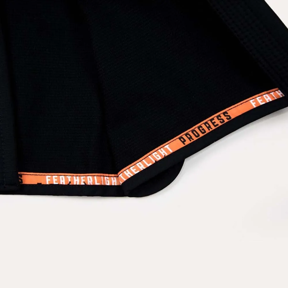 Progress Featherlight Lightweight Competition BJJ Gi Black