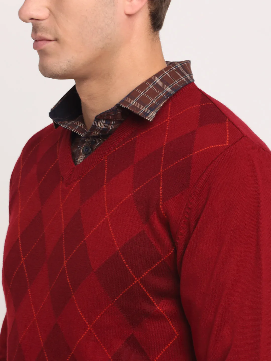 Red Sweater for Men's