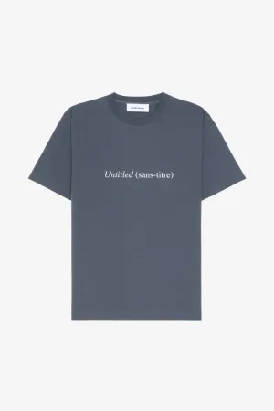 REGULAR TEE SHIRT UNTITLED DARK GREY