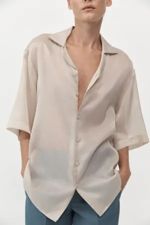 Relaxed Collar Shirt - Birch