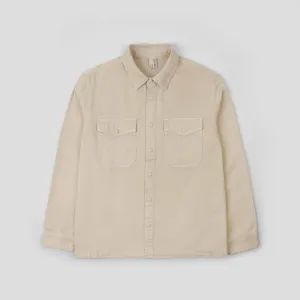 Relaxed Denim Overshirt Palo Santo