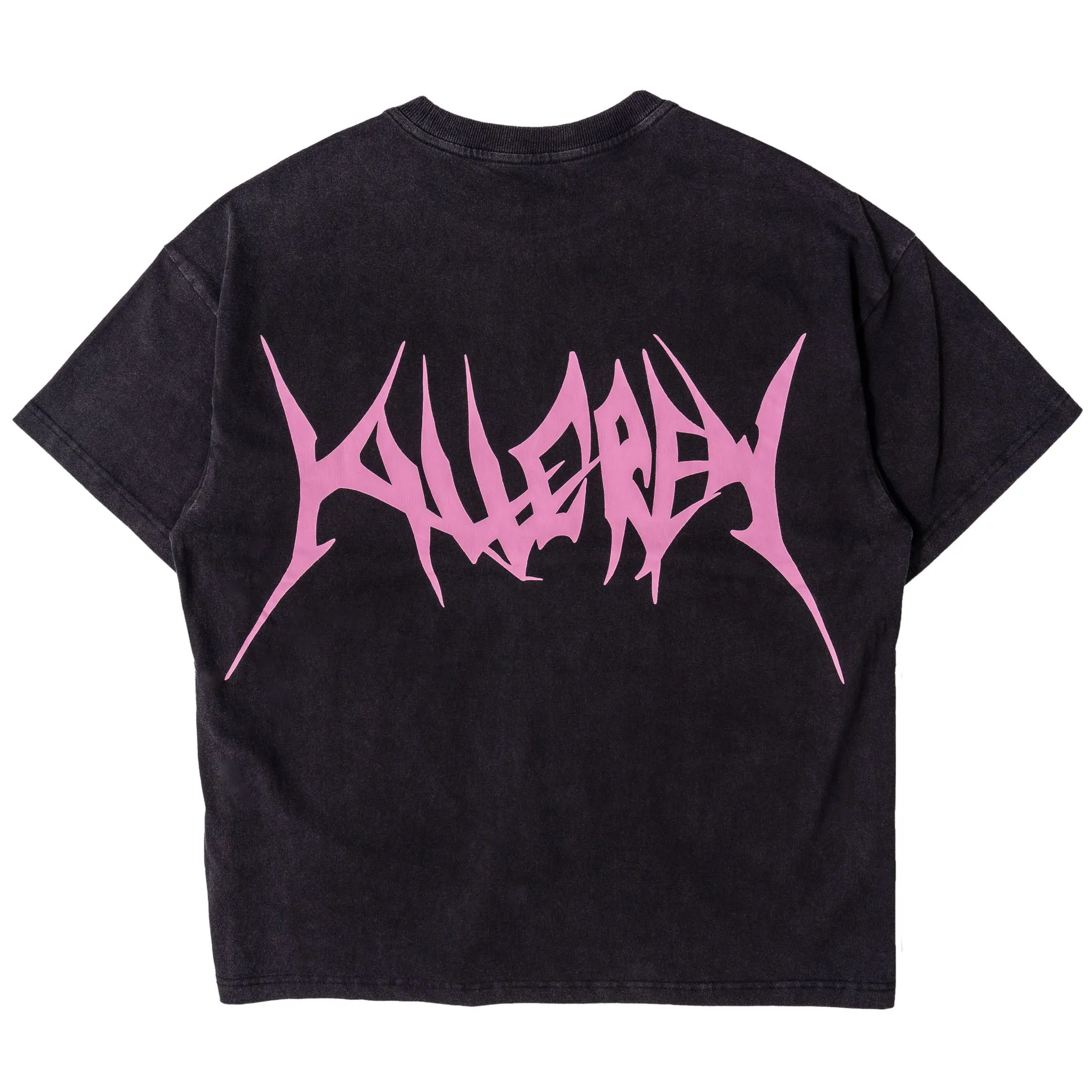 RELAXED FIT "COMFORT ZONE" T-SHIRT - BLACK / PINK