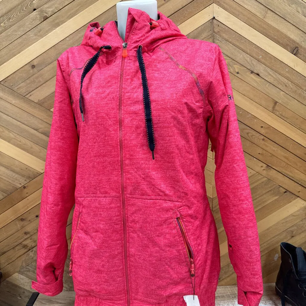 Roxy- insulated women's ski jacket- MSRP $299: Pink-women-MD