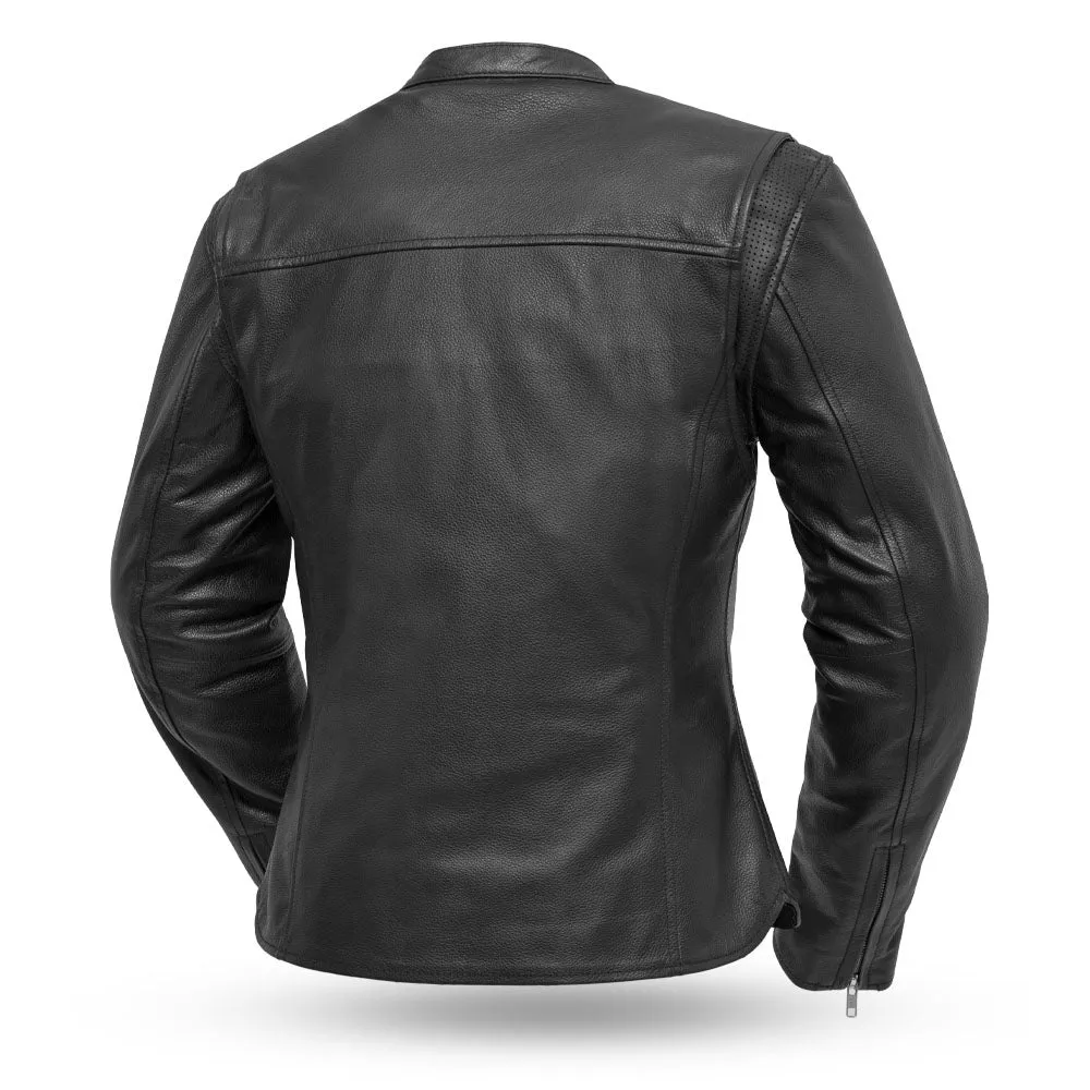 Roxy - Women's Leather Motorcycle Jacket