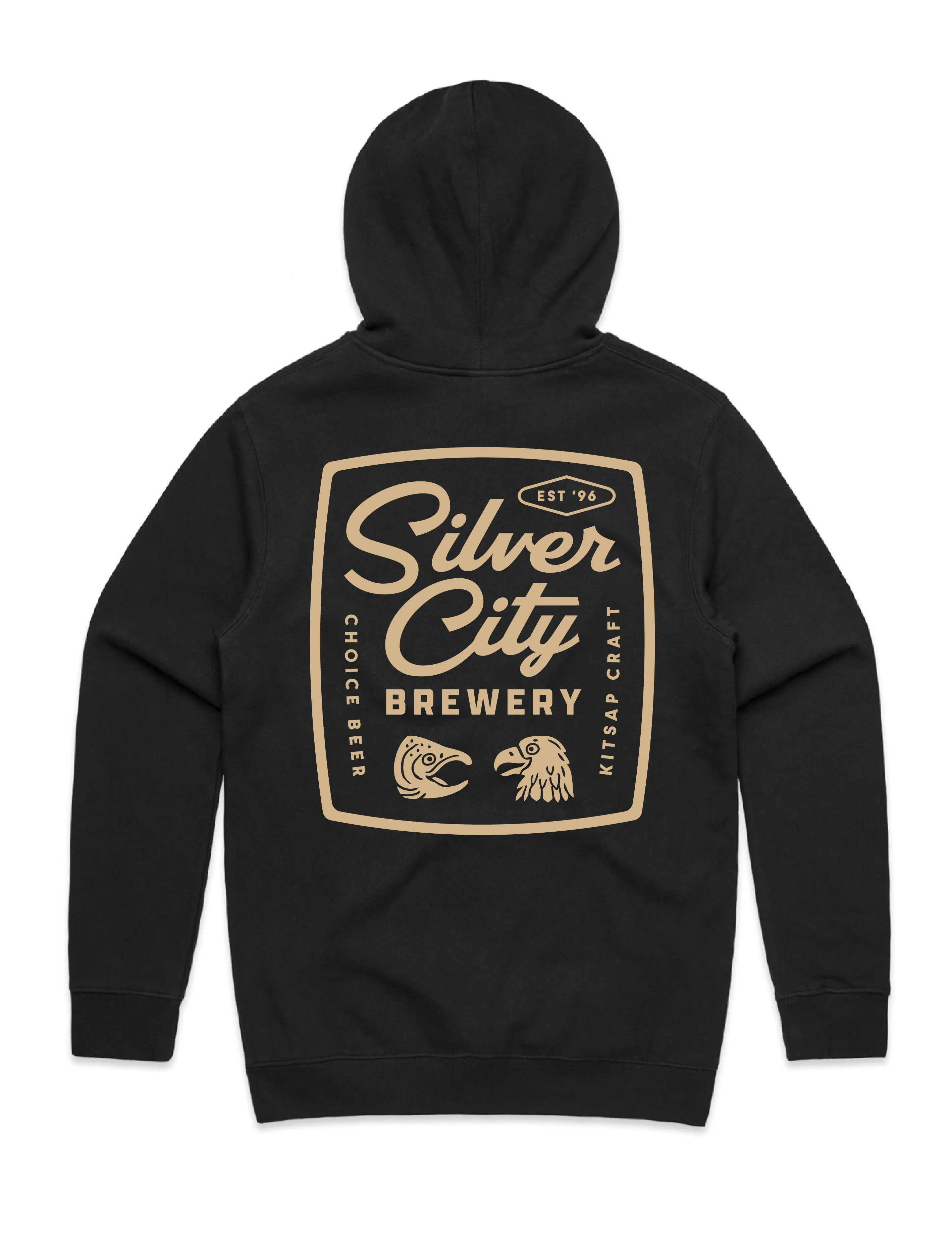 Silver City Brewery · Container · Black Pullover Hoodie