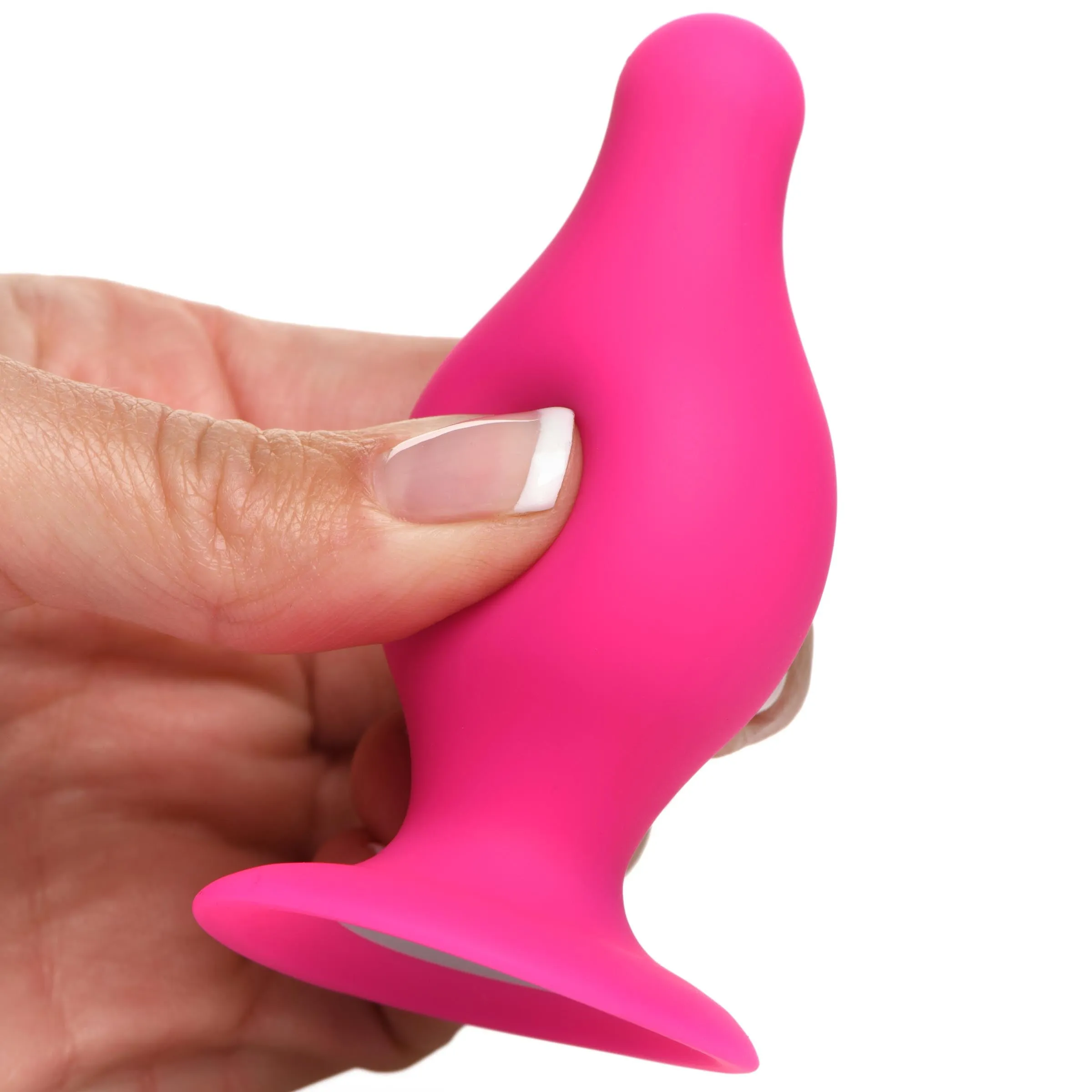 Squeezable Tapered Anal Plug