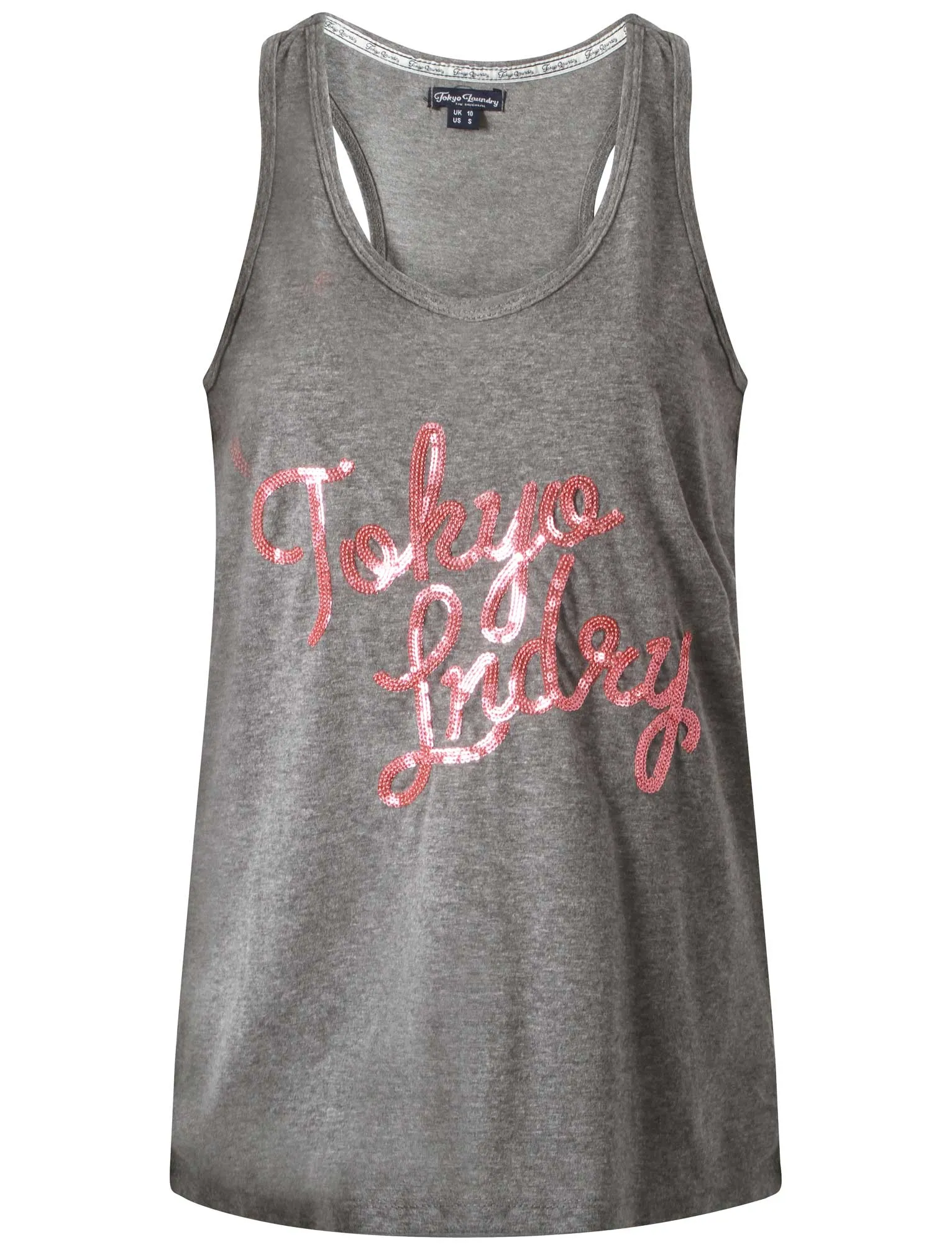 Tokyo Laundry Brynn Grey vest top