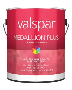 Valspar® Medallion® Plus Exterior Paint   Primer Satin 1 Quart Pastel Base