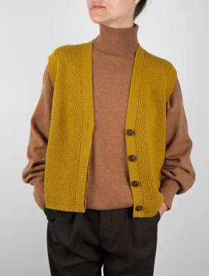 Waffle Knit Cashmere Waistcoat