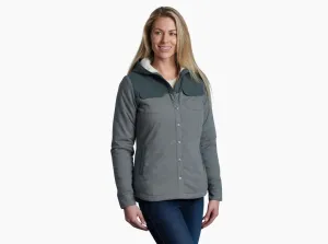 Women's Artisan Hooded Shirt Jacket